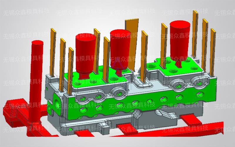 多路阀体3D打印